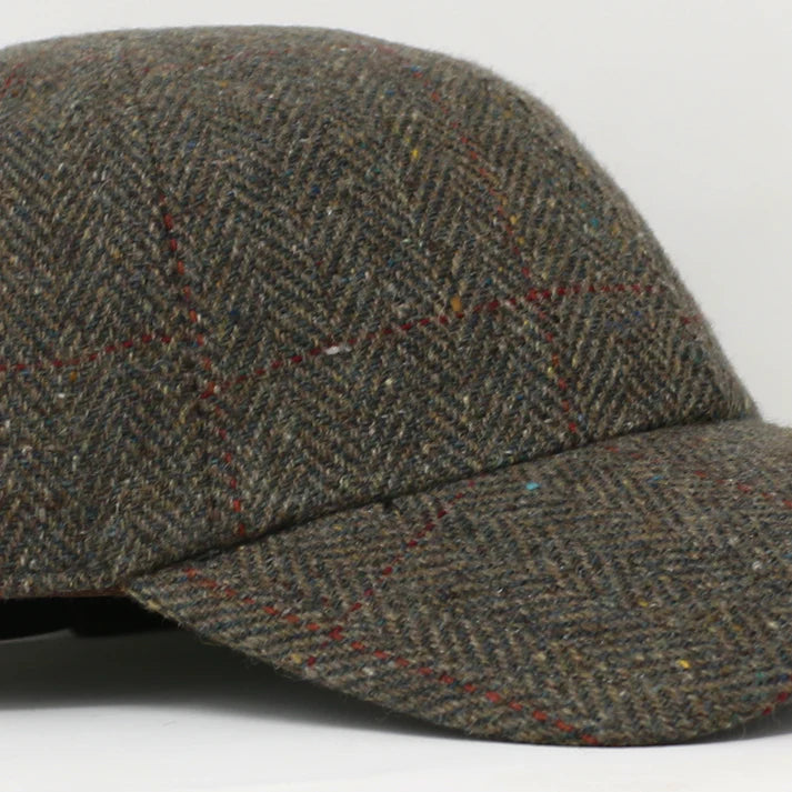 NOVAHAT Olive & Brown Wool 6-Panel
