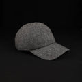 NOVAHAT Black & Grey Wool Herringbone