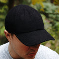 NOVAHAT Brushed Black Wool