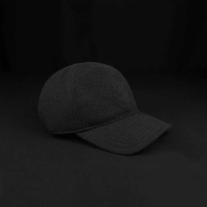 NOVAHAT Brushed Black Wool