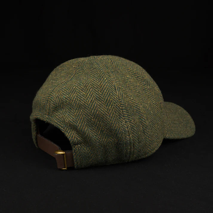 NOVAHAT Forest & Olive Wool Herringbone