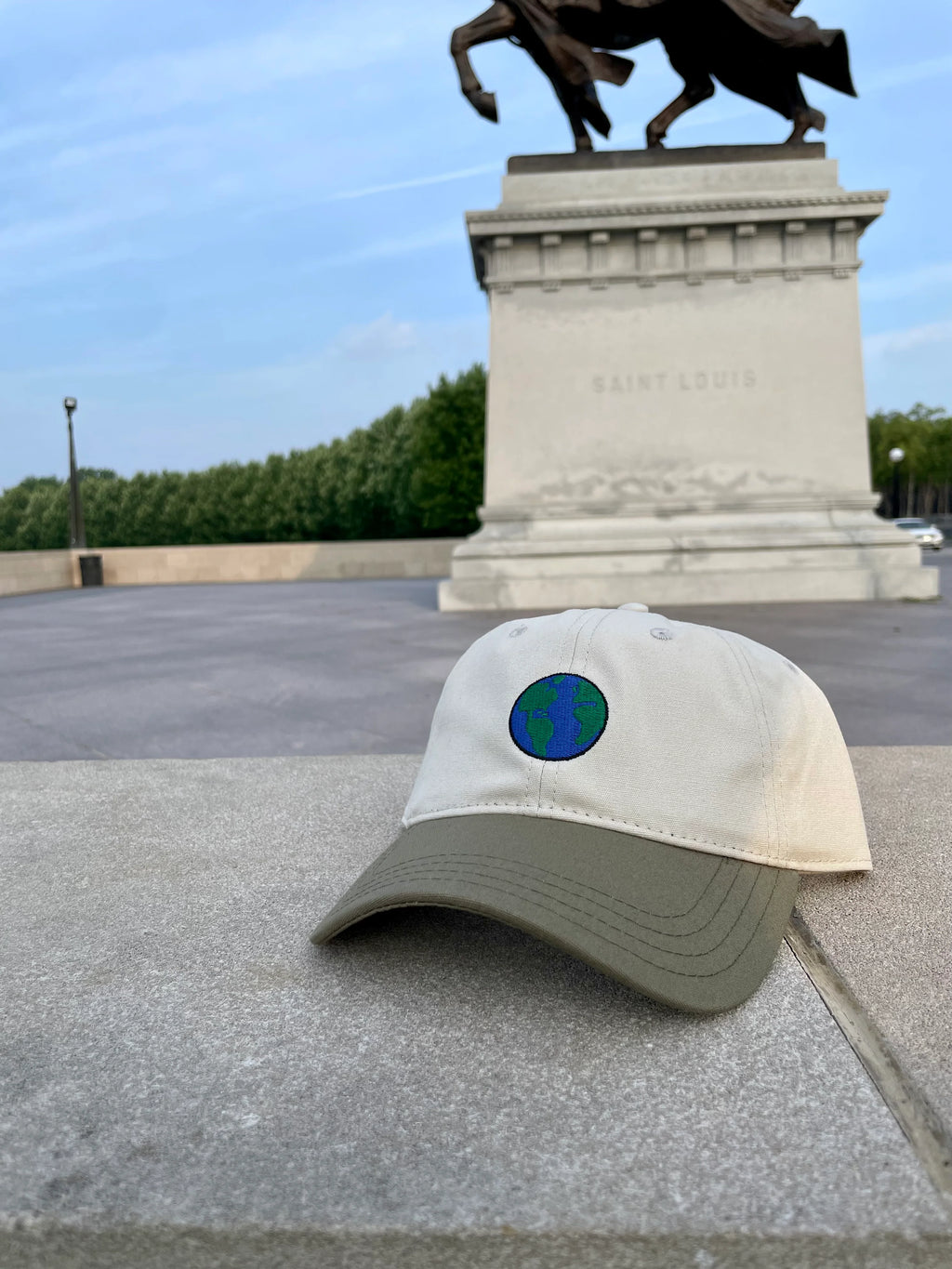 NOVAHAT Organic Globe Dad Hat
