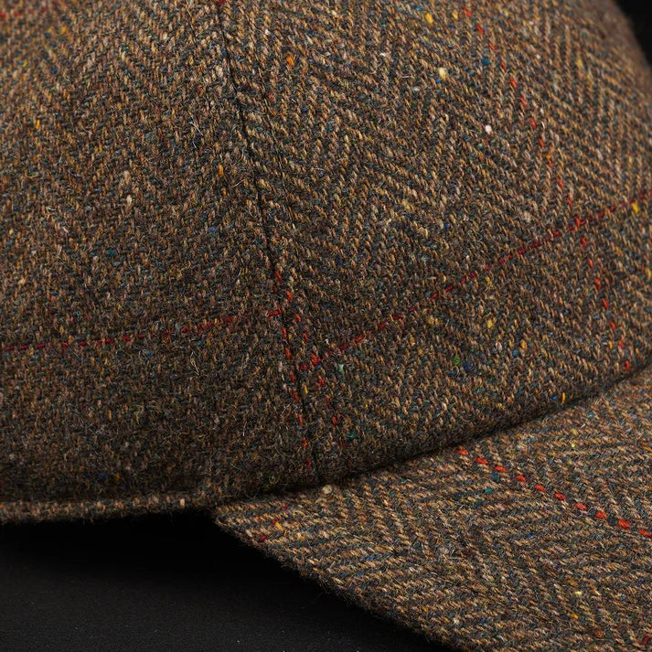 NOVAHAT Olive & Brown Wool 6-Panel